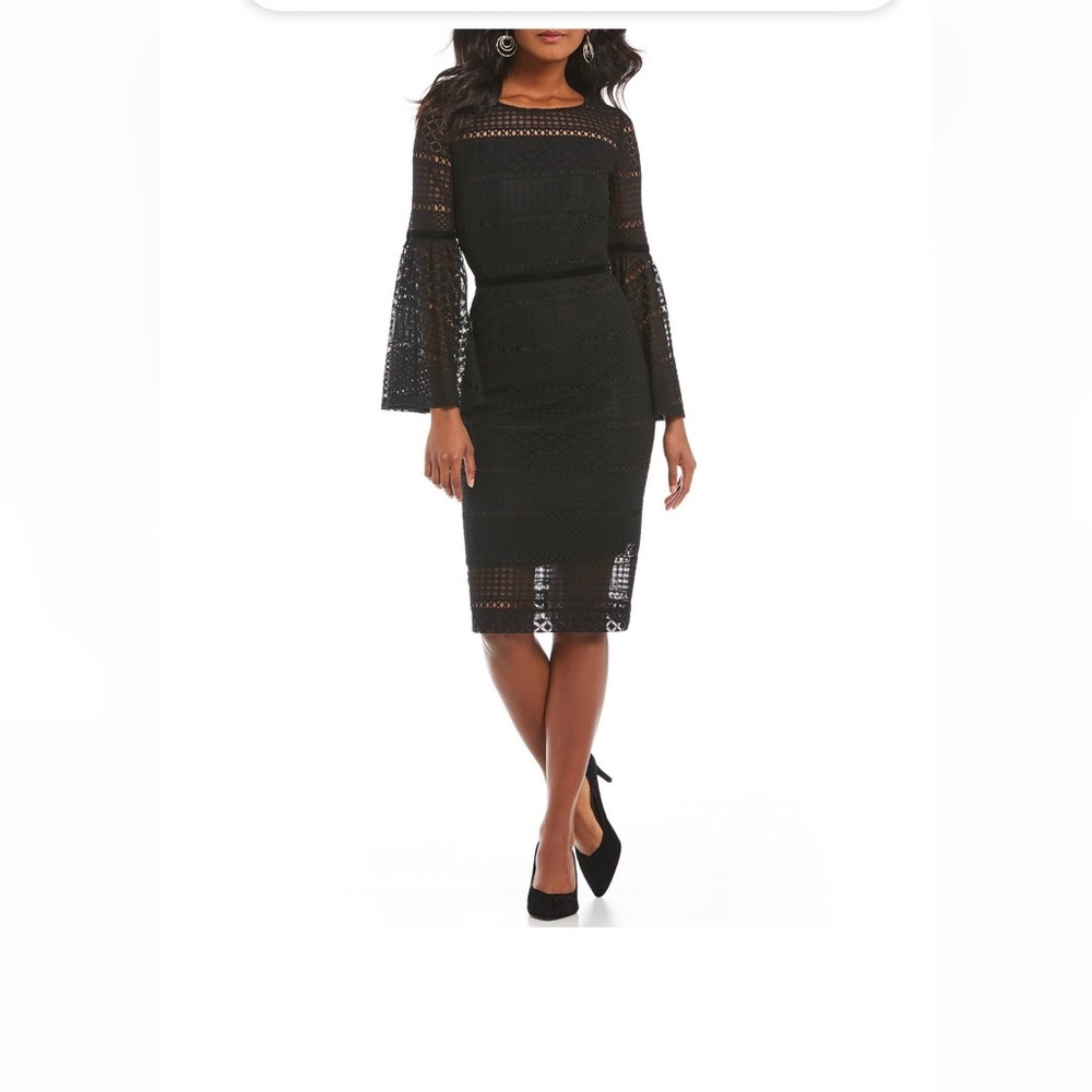 Antonio Melani black lace dress size 4